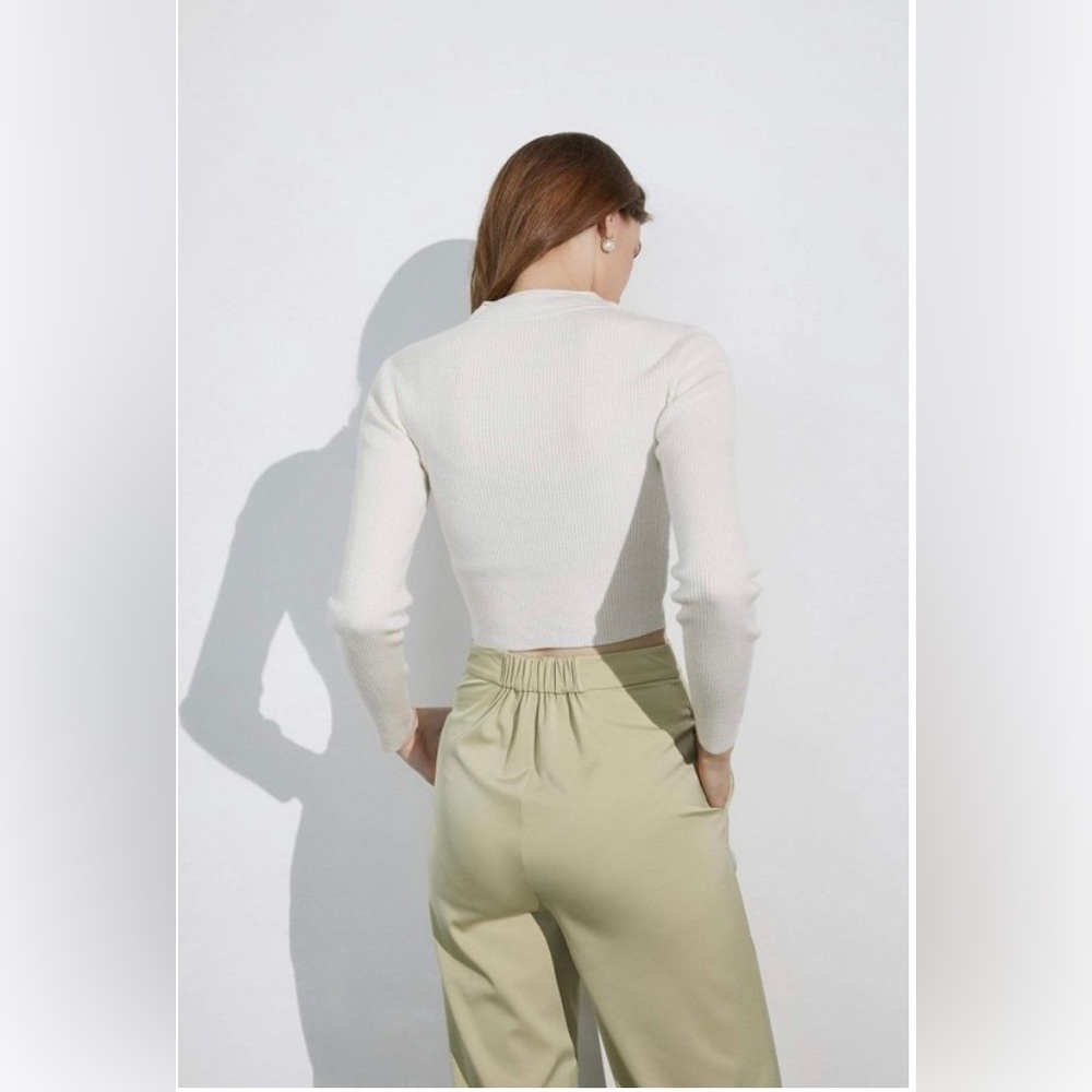 J.ING Business Essential Pistachio Trousers EUC Size XS - Picture 5 of 8